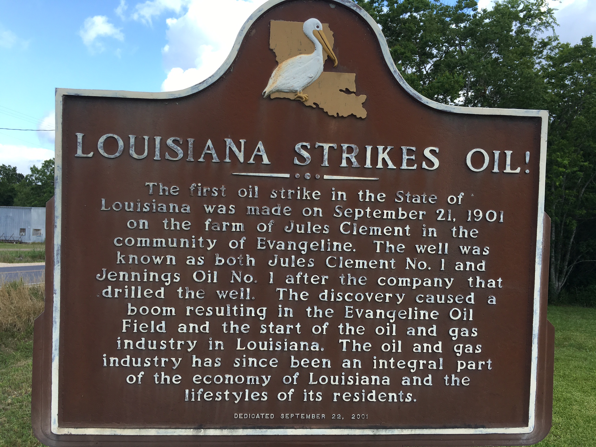 Jennings (Evangeline) oil field, Louisiana – Petroleum History